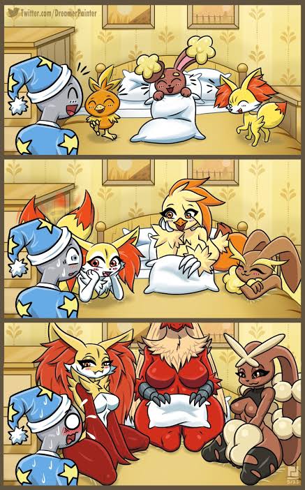 Eu fuck fennekin e torchic e buneary part 01