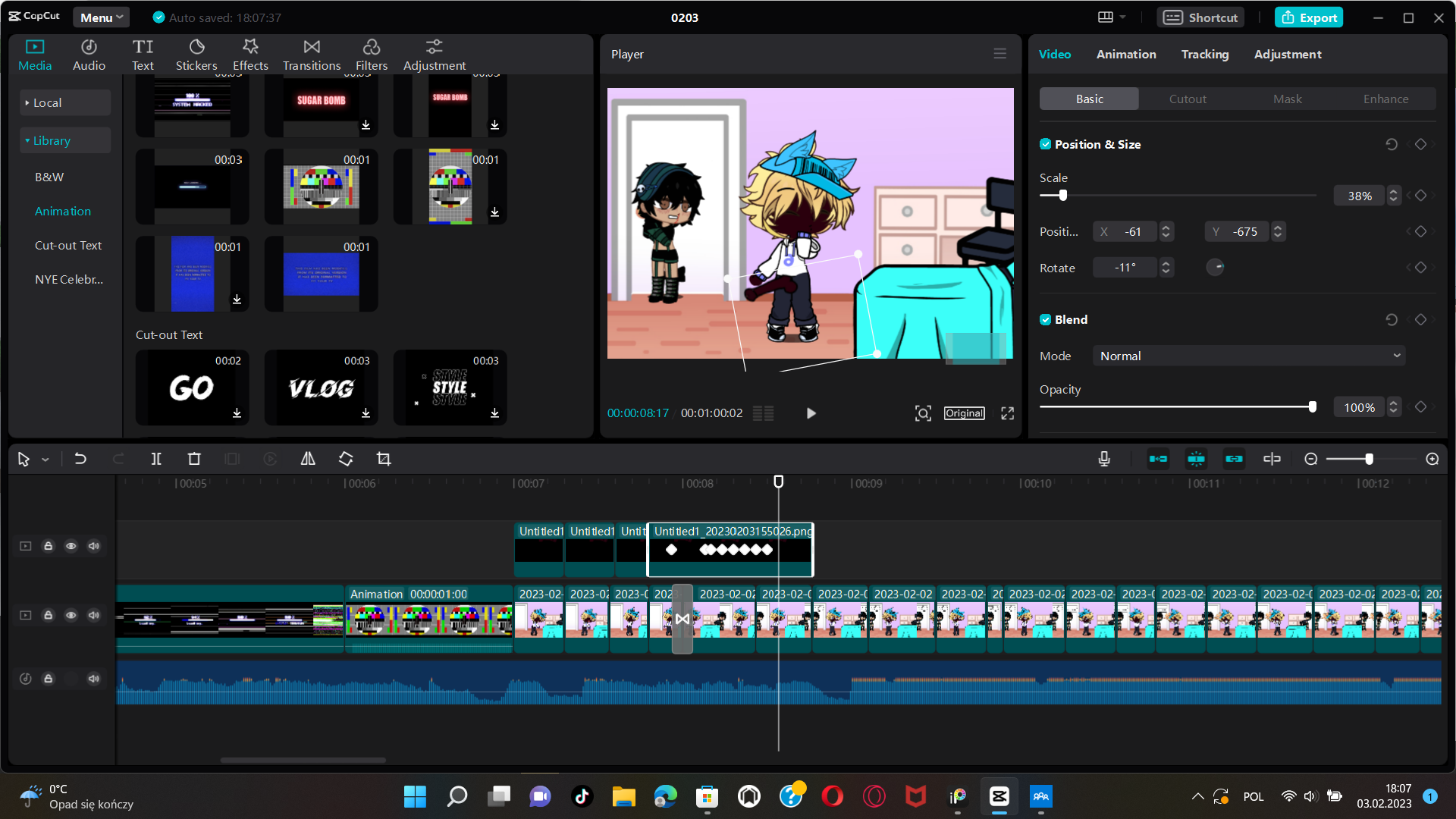 Working on a mini piece.