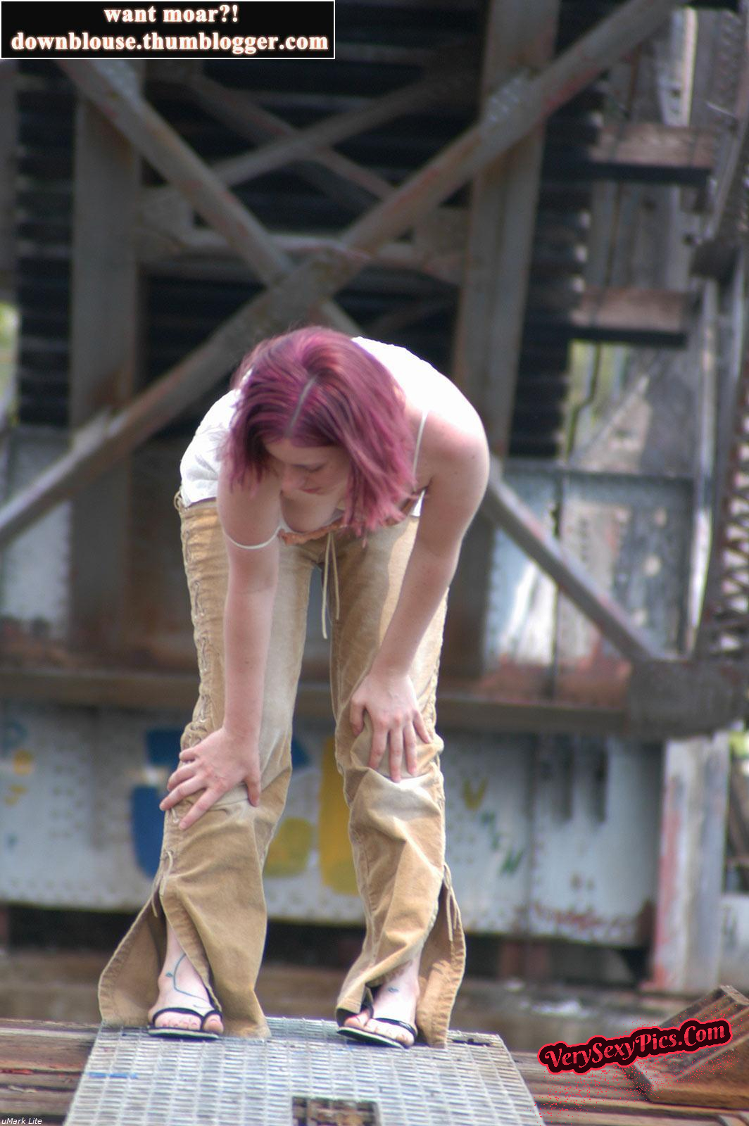 Juicy Downblouse Tits