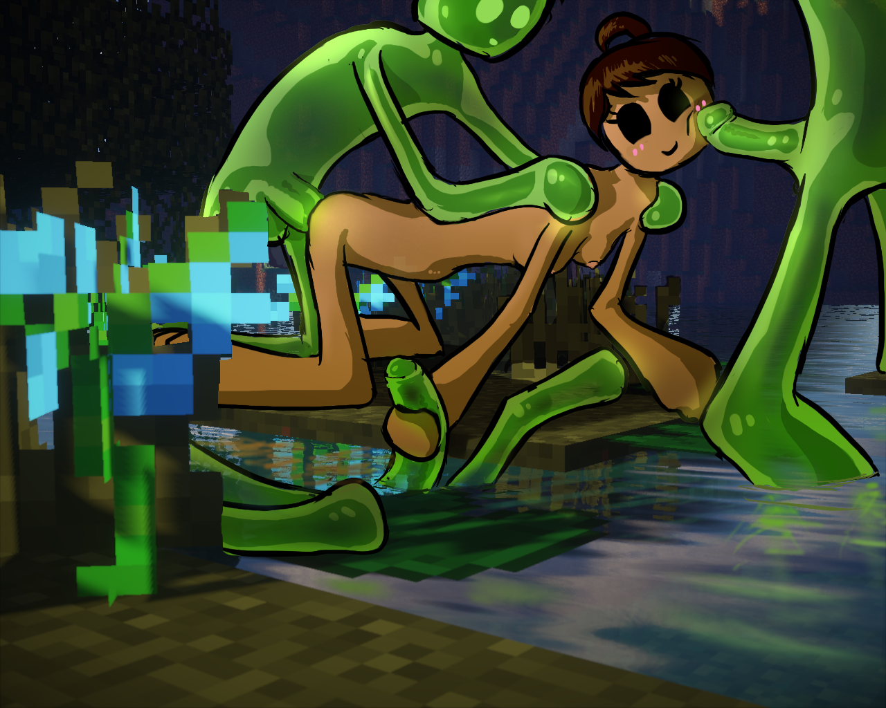 Minecraft Slime R34 (Rule 34)
