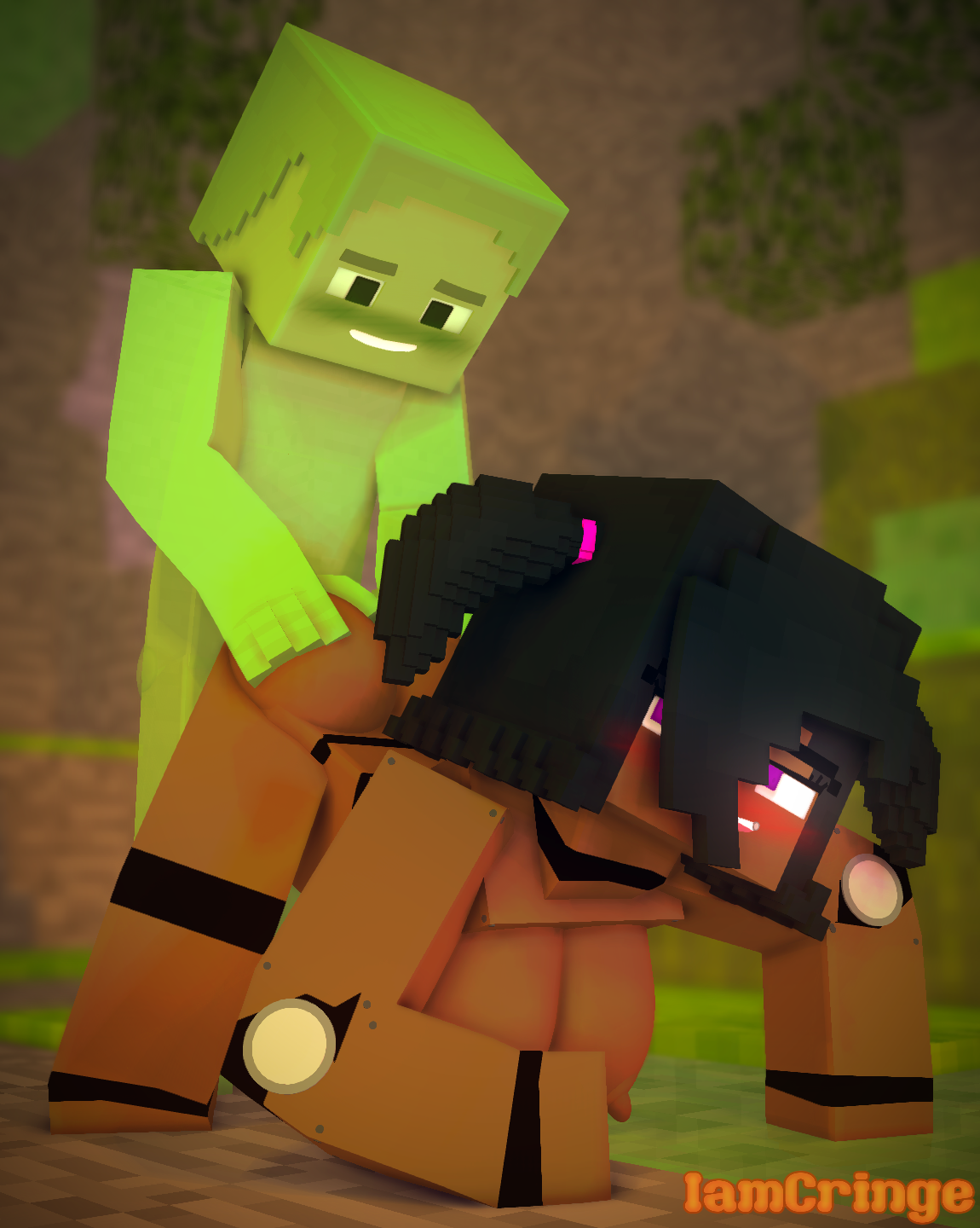 Minecraft Slime R34 (Rule 34)