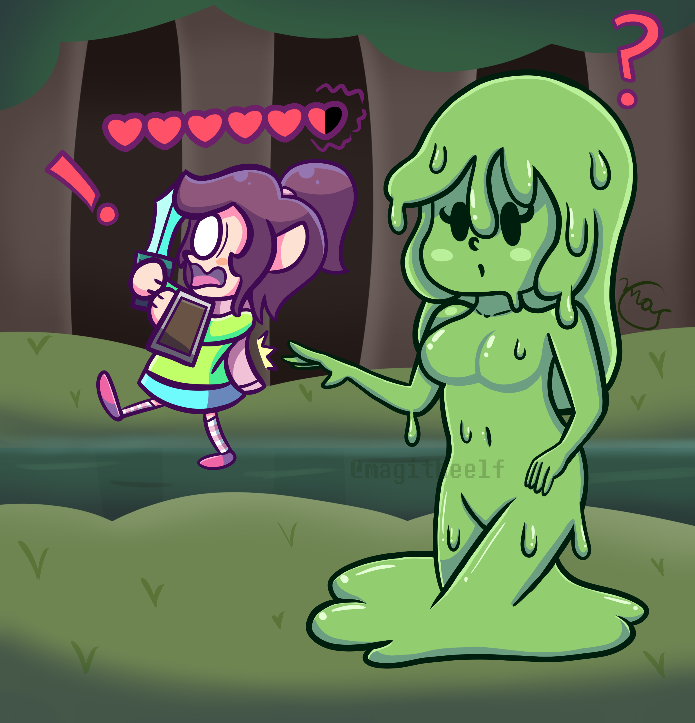 Minecraft Slime R34 (Rule 34)