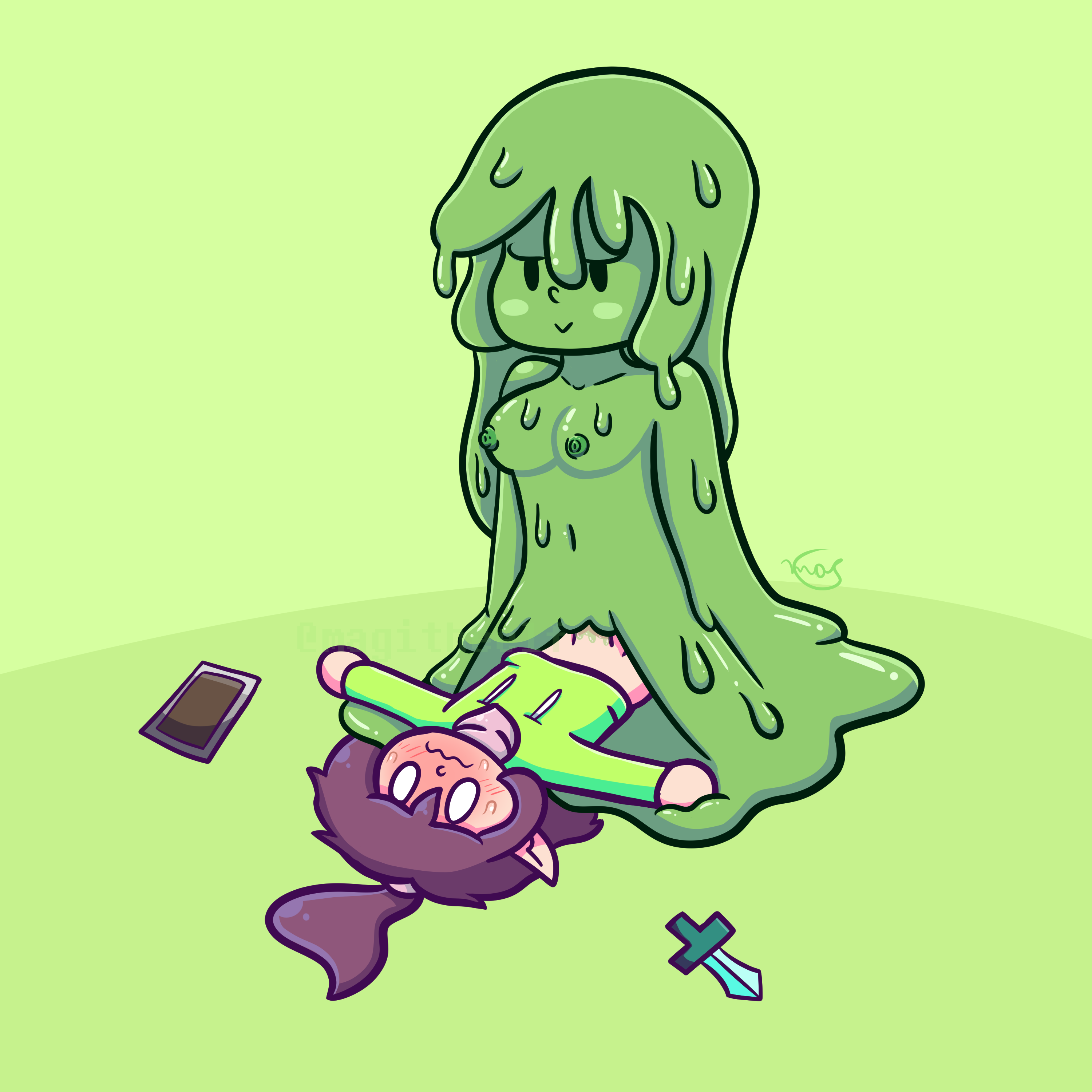 Minecraft Slime R34 (Rule 34)