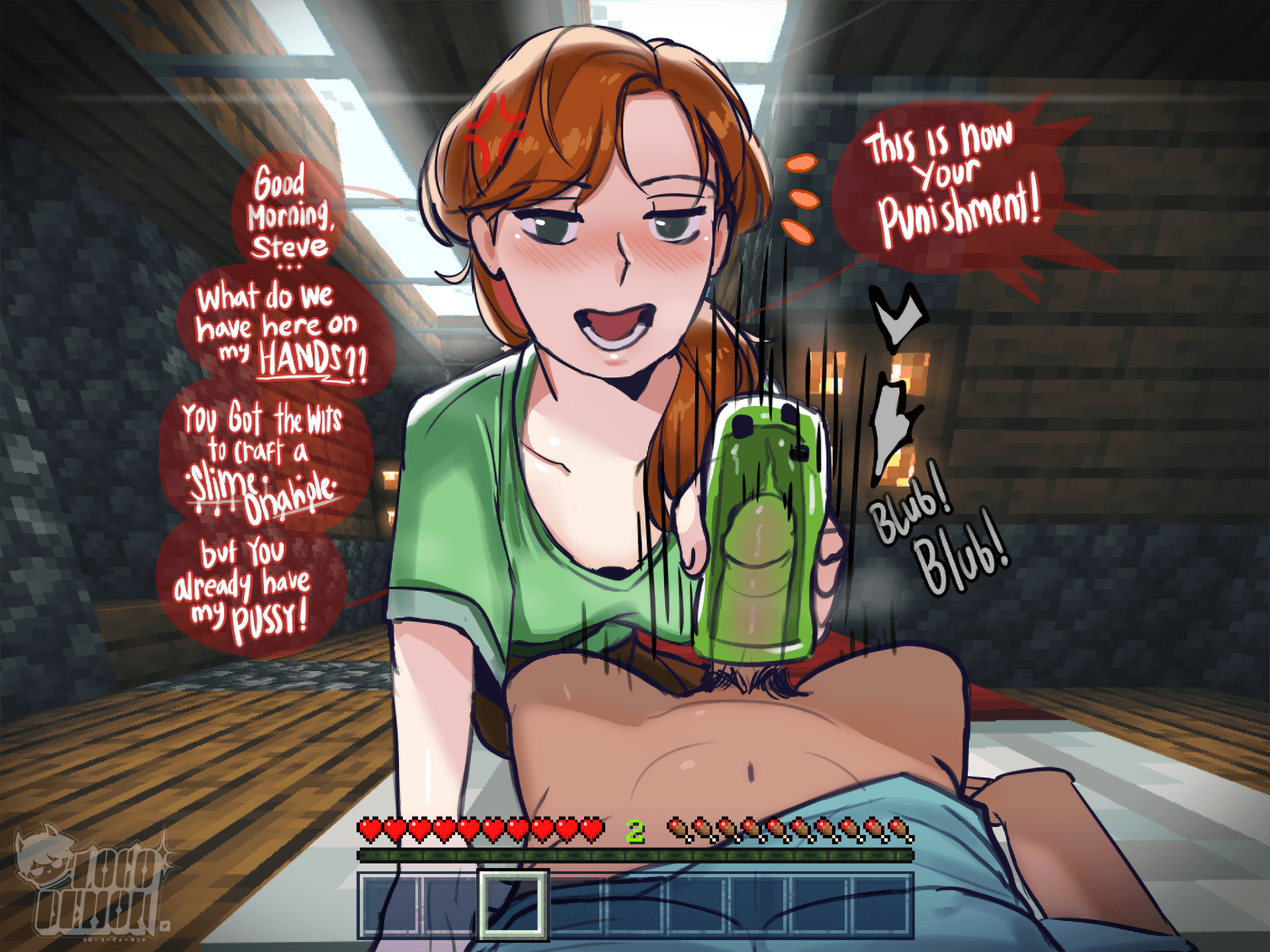 Minecraft Slime R34 (Rule 34)