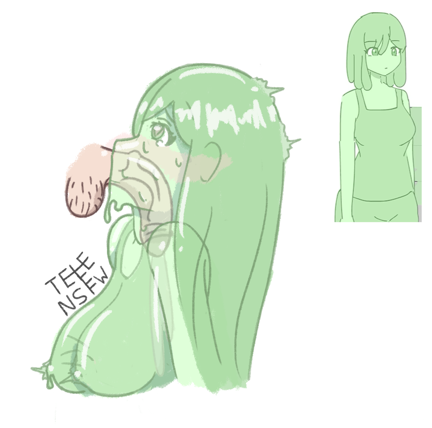 Minecraft Slime R34 (Rule 34)