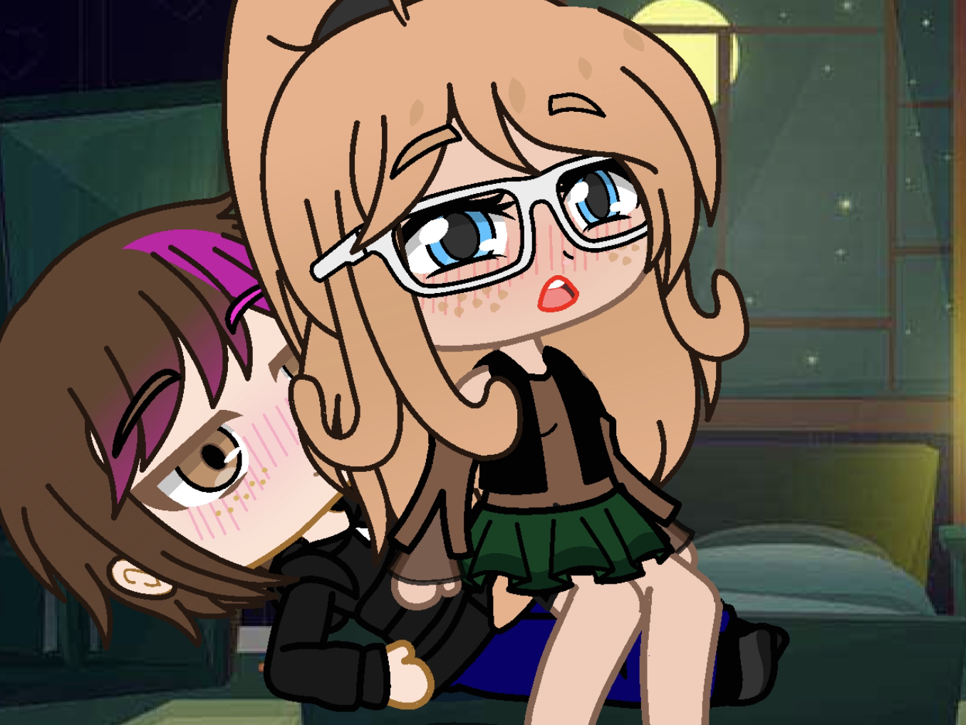 Paris and Nereace blowing