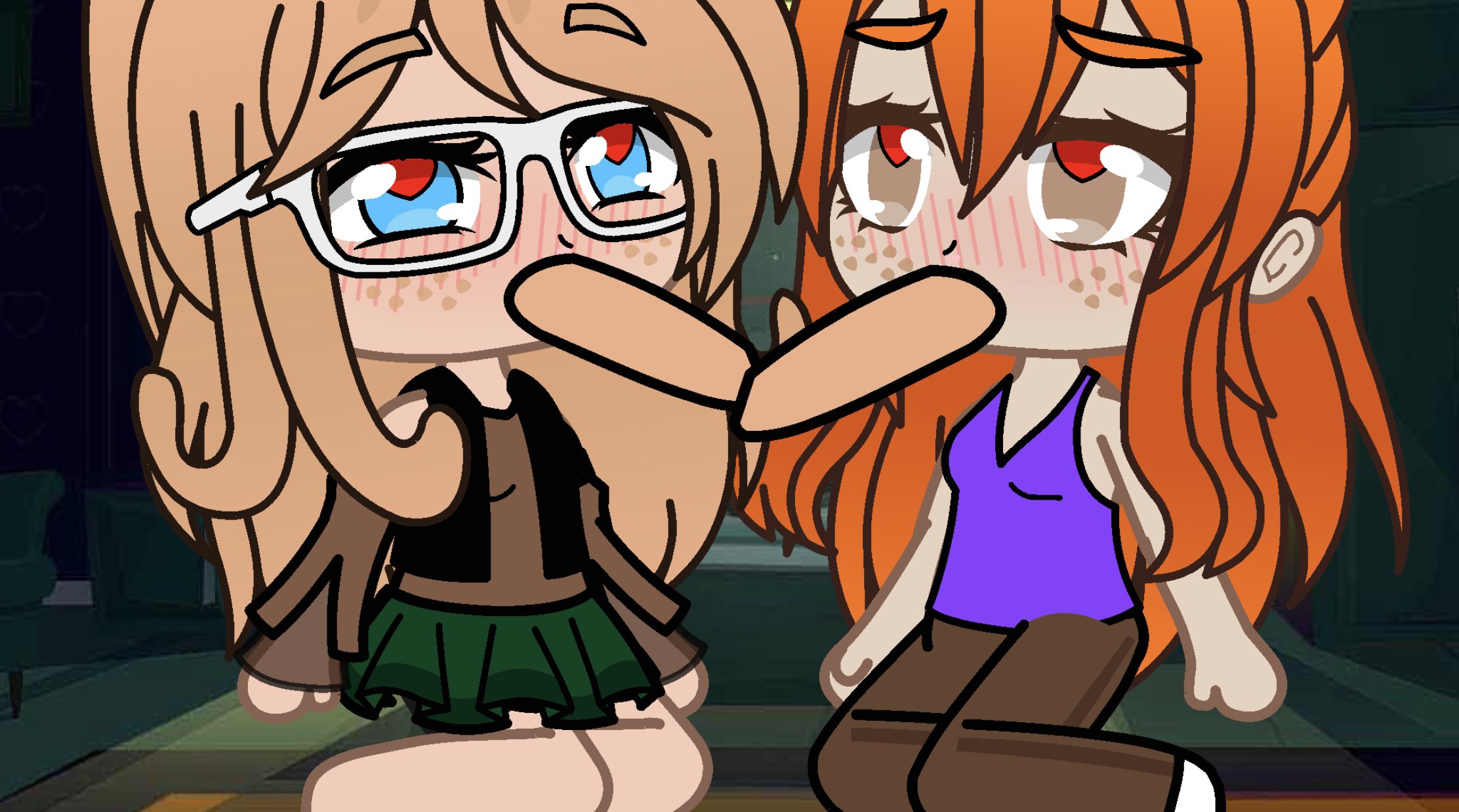 Paris and Nereace blowing