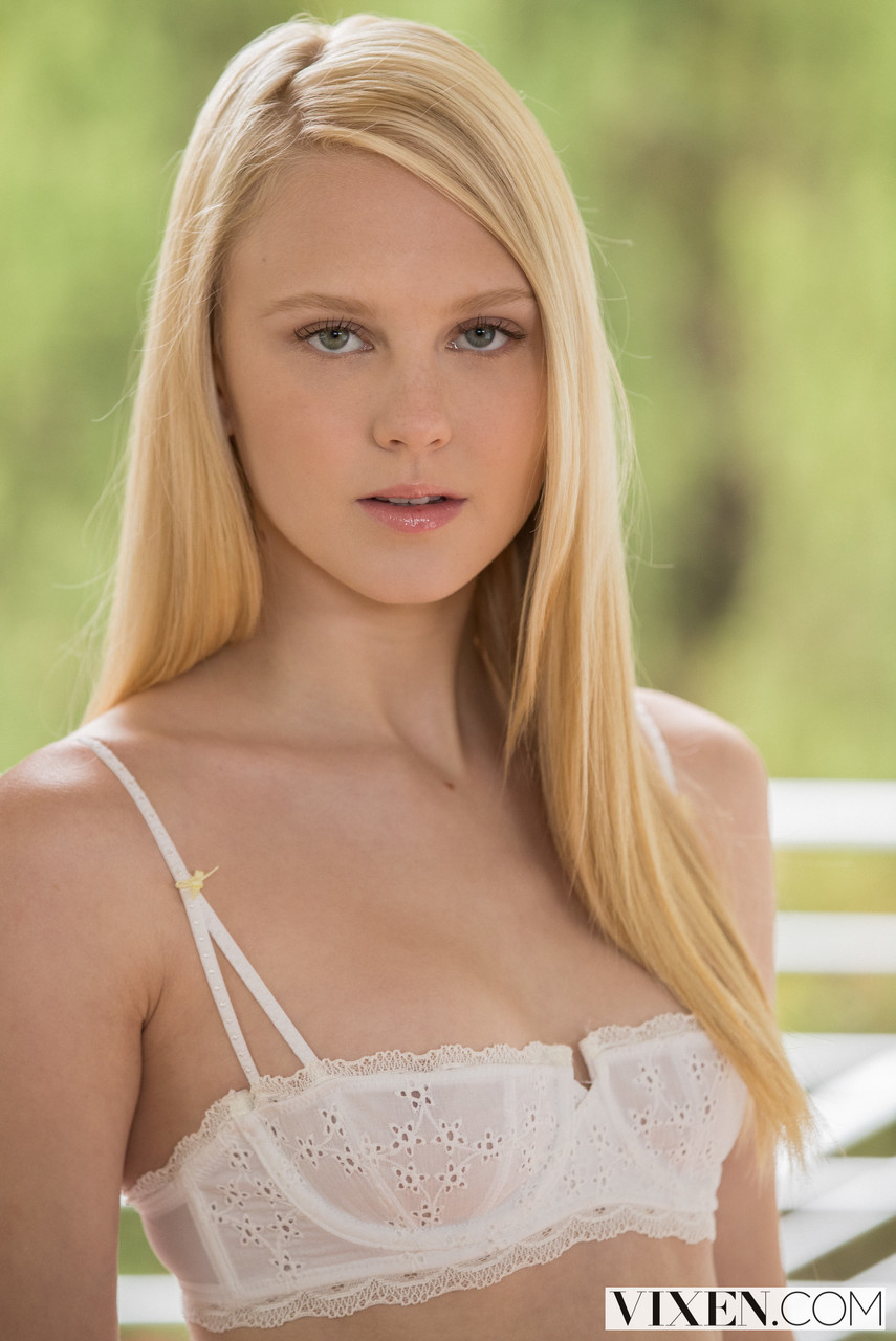 Lily Rader opens her vagina 2