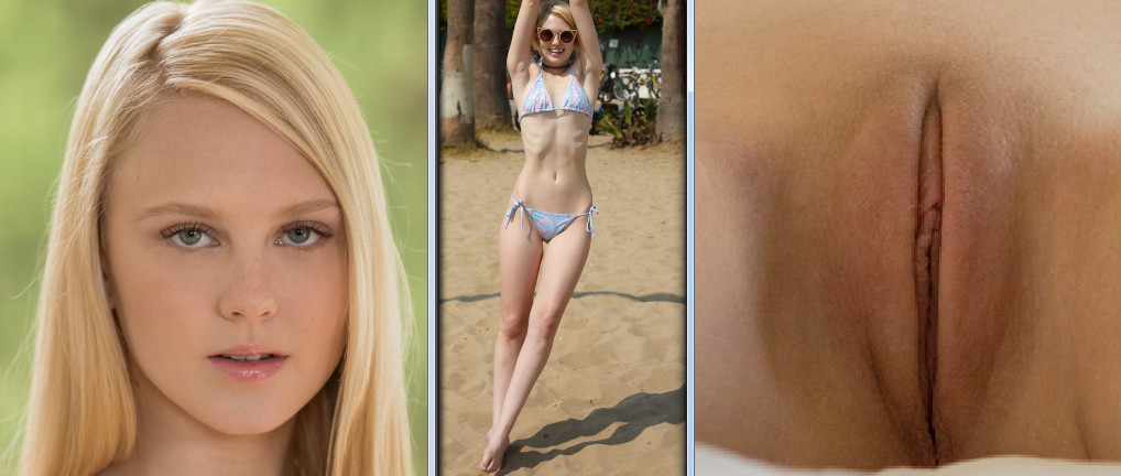 Lily Rader opens her vagina 2