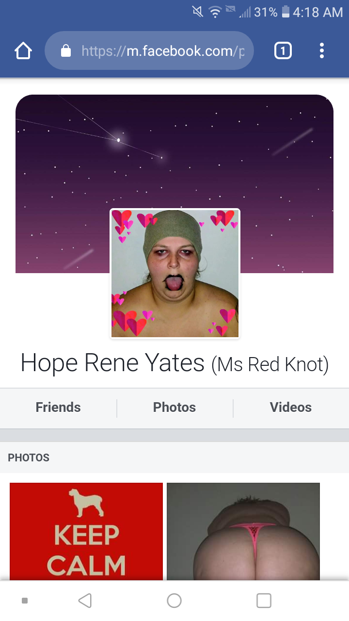 Hope Rene Yates DOB 04. 06. 1994. SW Indiana 46787.