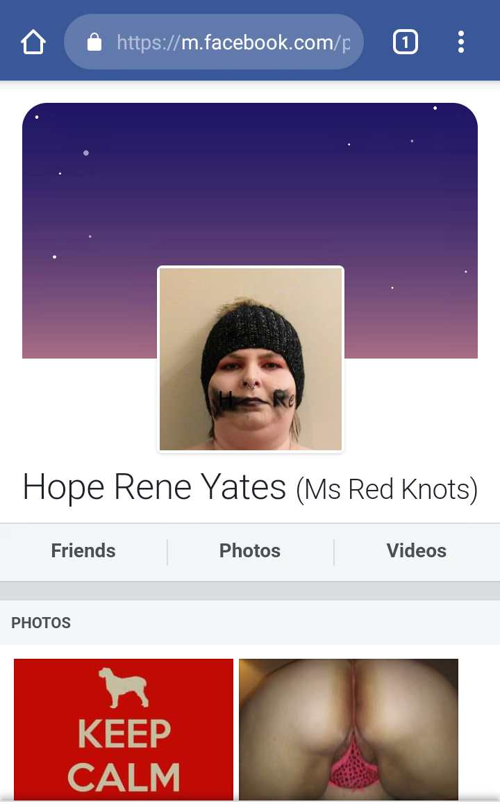 Hope Rene Yates 42D DOB 04.06.1994. SW Indiana 46787