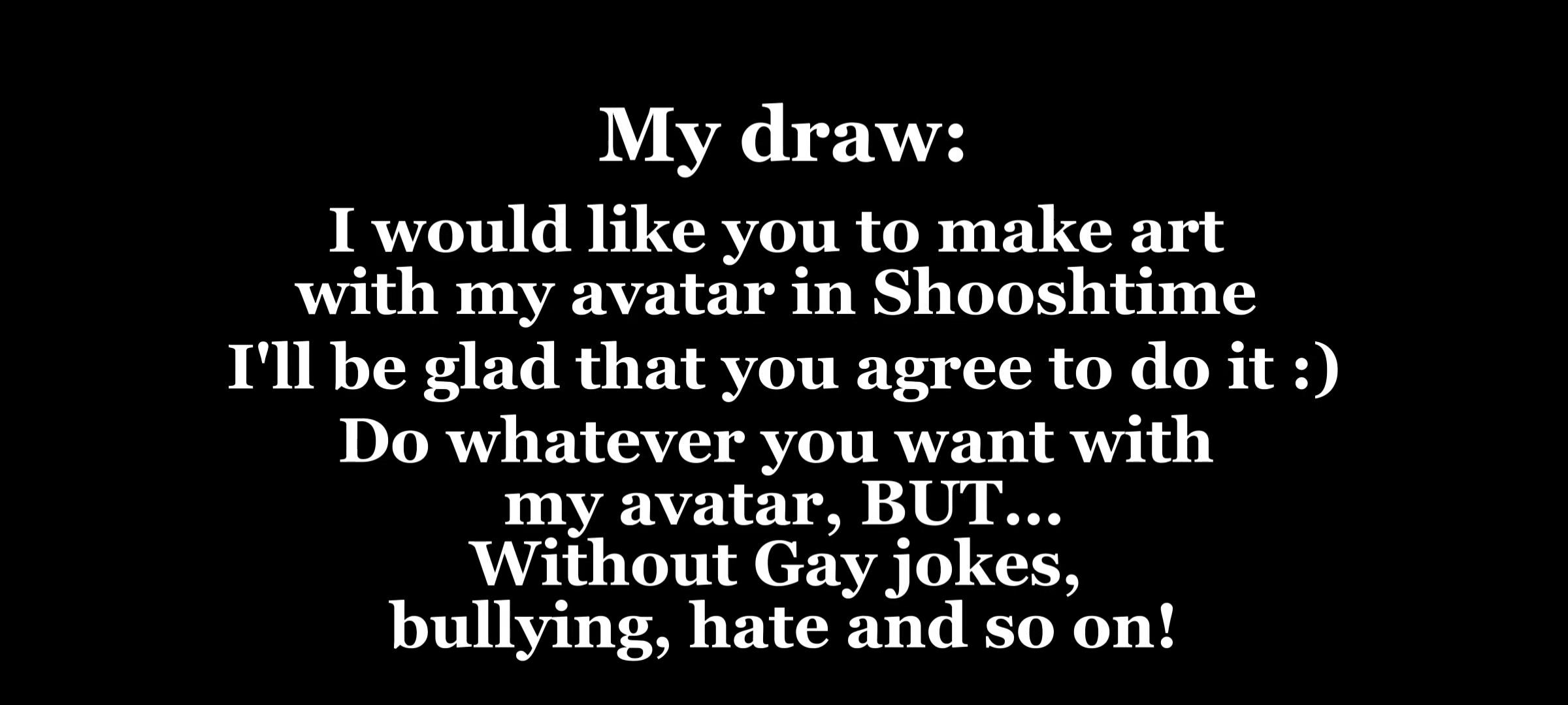 My draw. (I don't know, I hope they accept it)