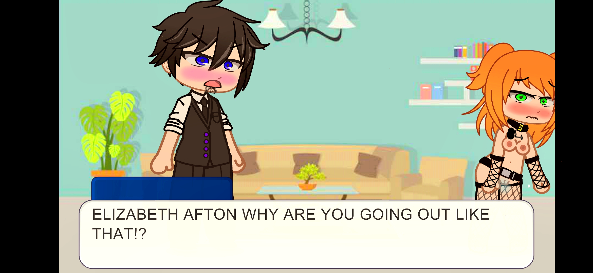 William caught Elizabeth