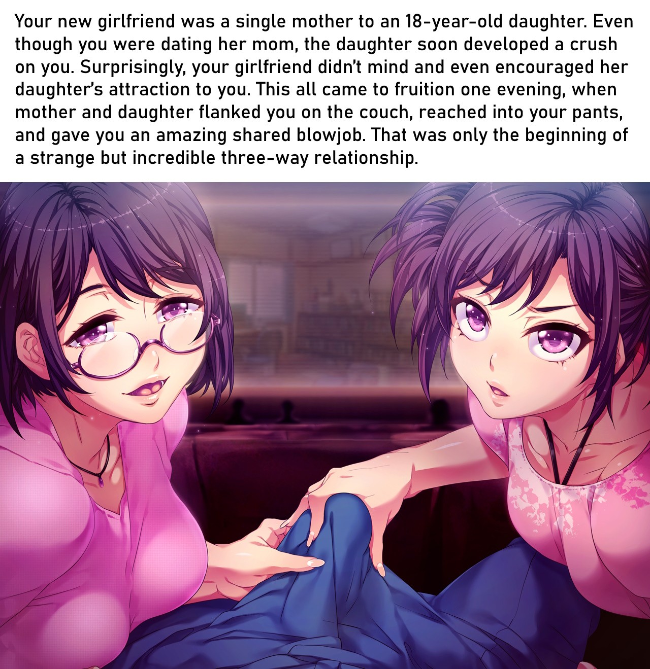 Hypnotized Lesbian Anime Porn Caption - Hentai Captions (22 pictures) - Shooshtime