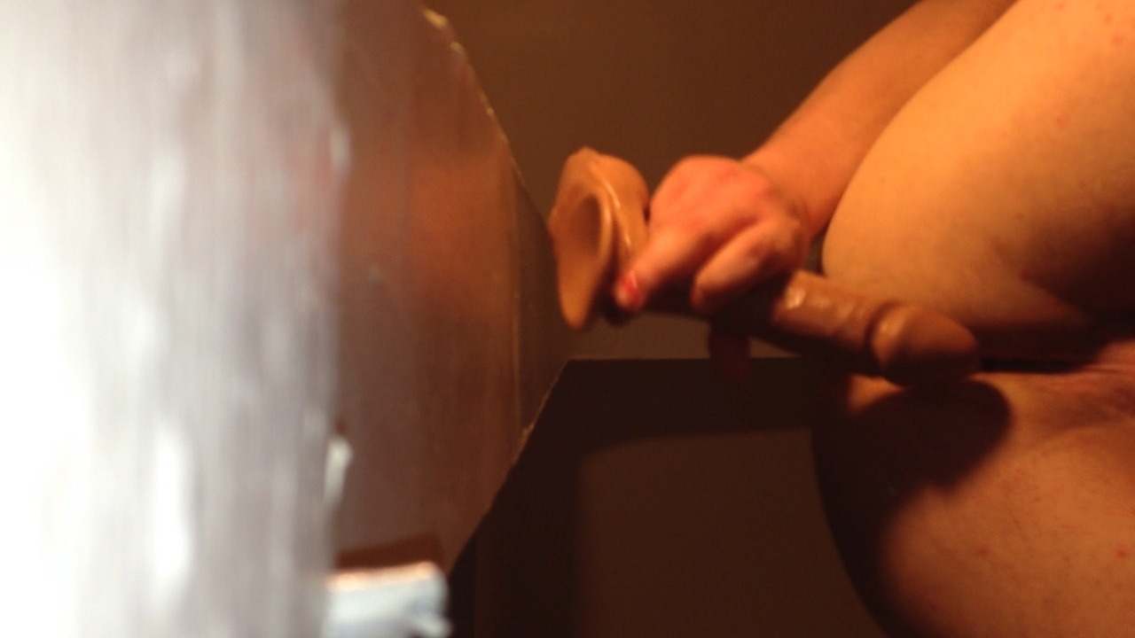 Wall Dildo Anal Play