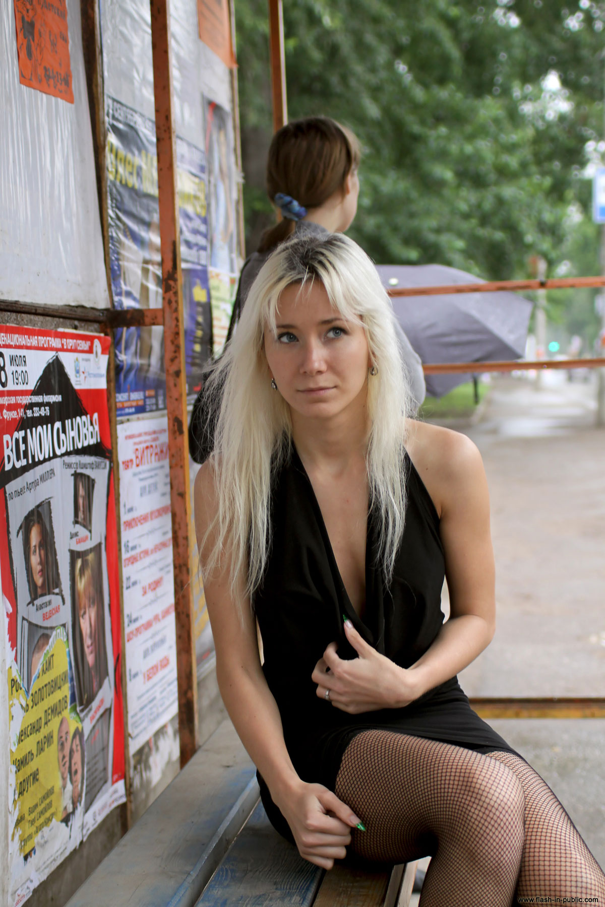 Flash in public - Anastasia S