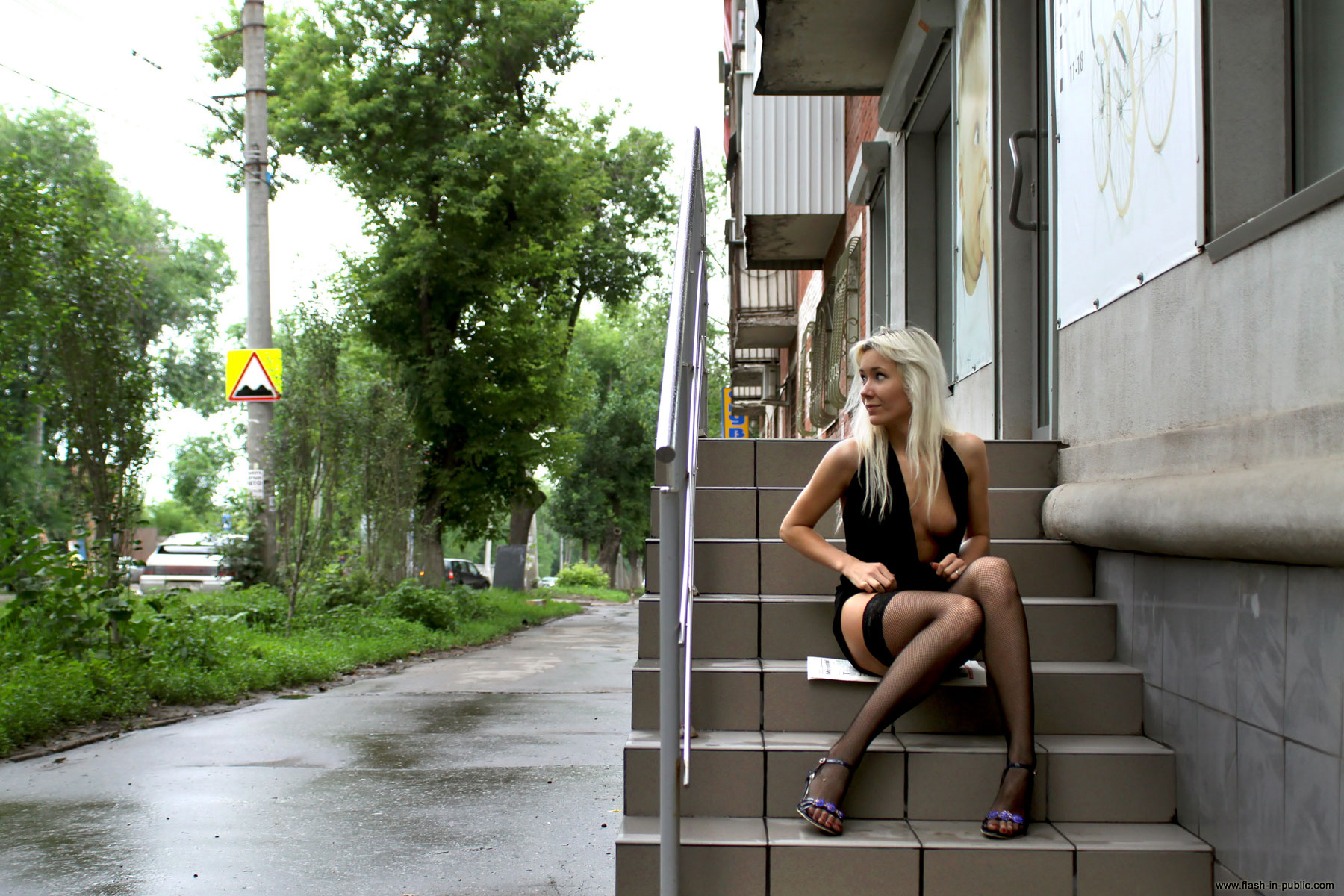 Flash in public - Anastasia S