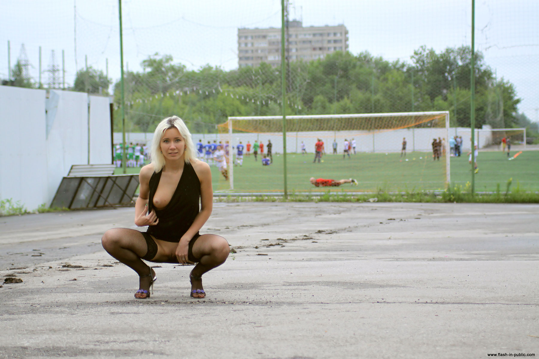 Flash in public - Anastasia S