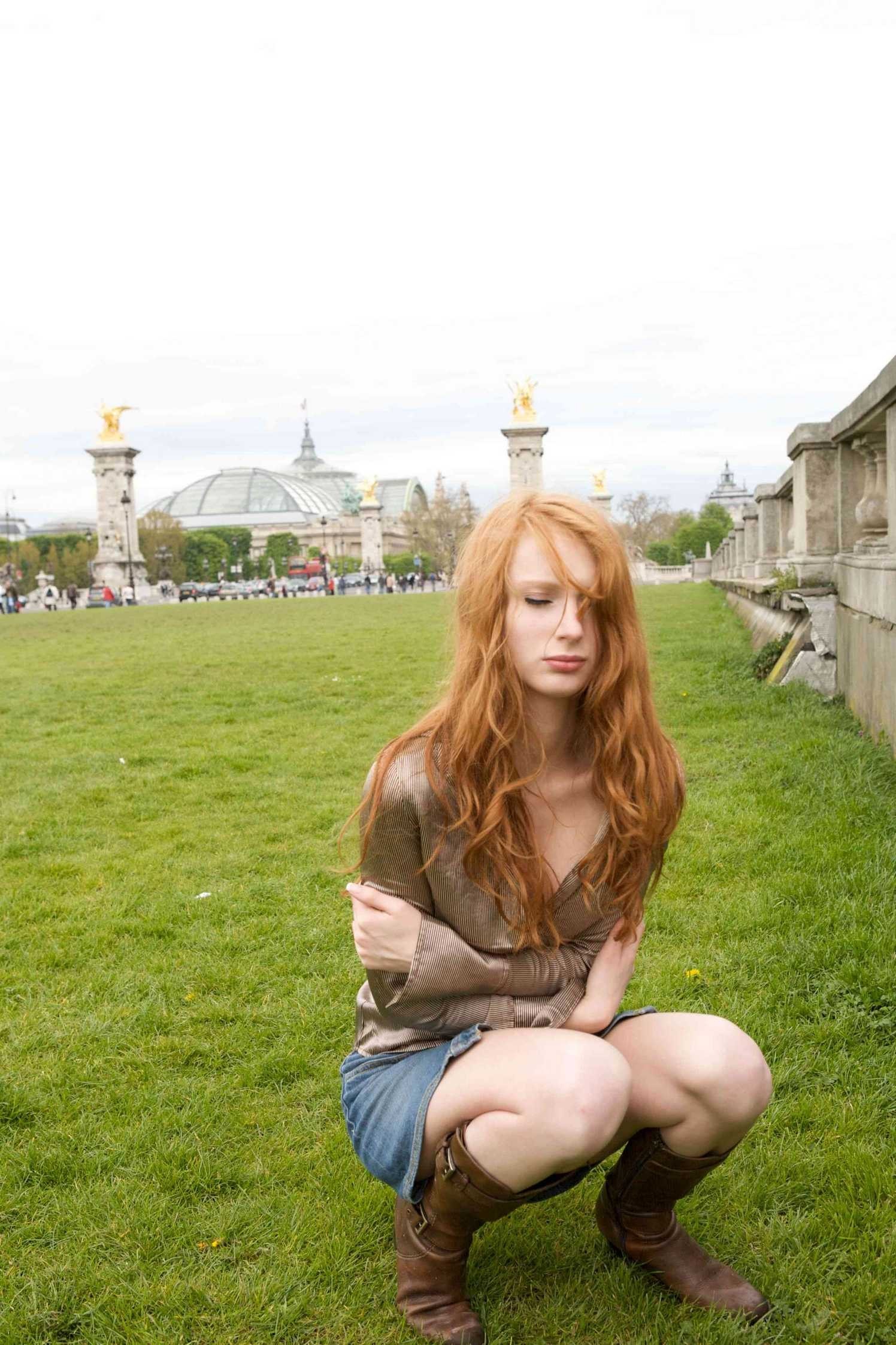 Redhead In Paris