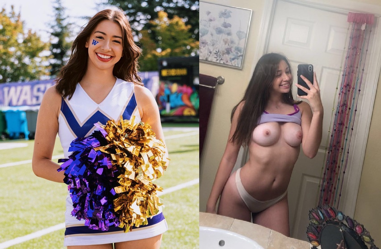 Dumb cheerleading whore