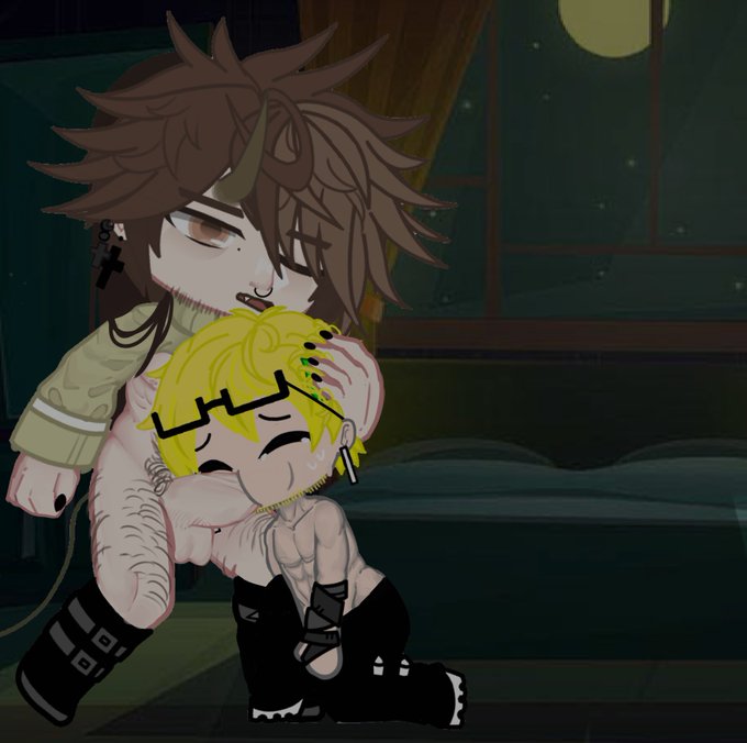 Random gacha rule 34 art I found(not mine)