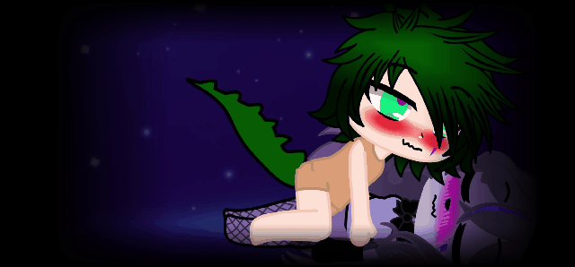 My oc fucks fnia shadow freddy and fnia shadow bonnie (GIF)