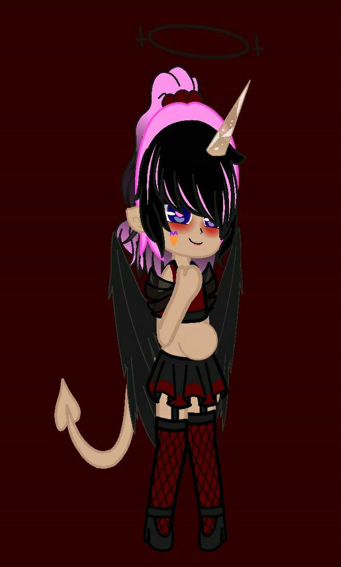 MY New oc while pregnant + A Drawing of my New oc