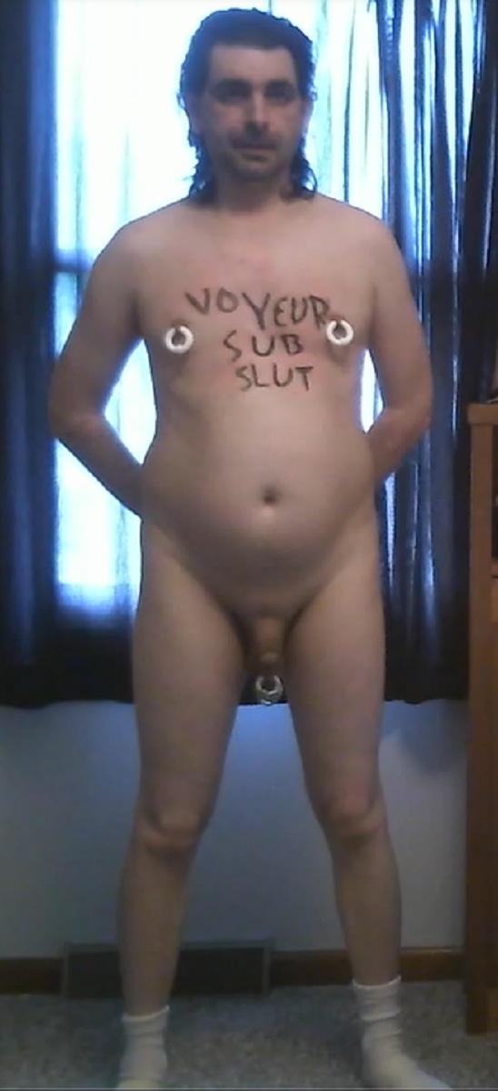 Webslut Blake Hill from Grand Rapids Michigan Body Writing