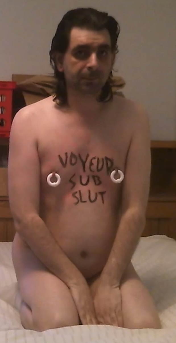 Webslut Blake Hill from Grand Rapids Michigan Body Writing