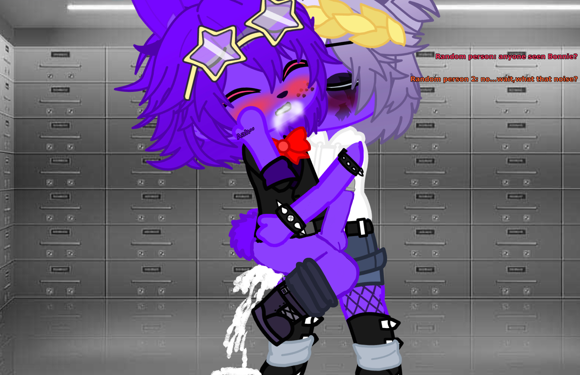 William fucking Bonnie in the backstage