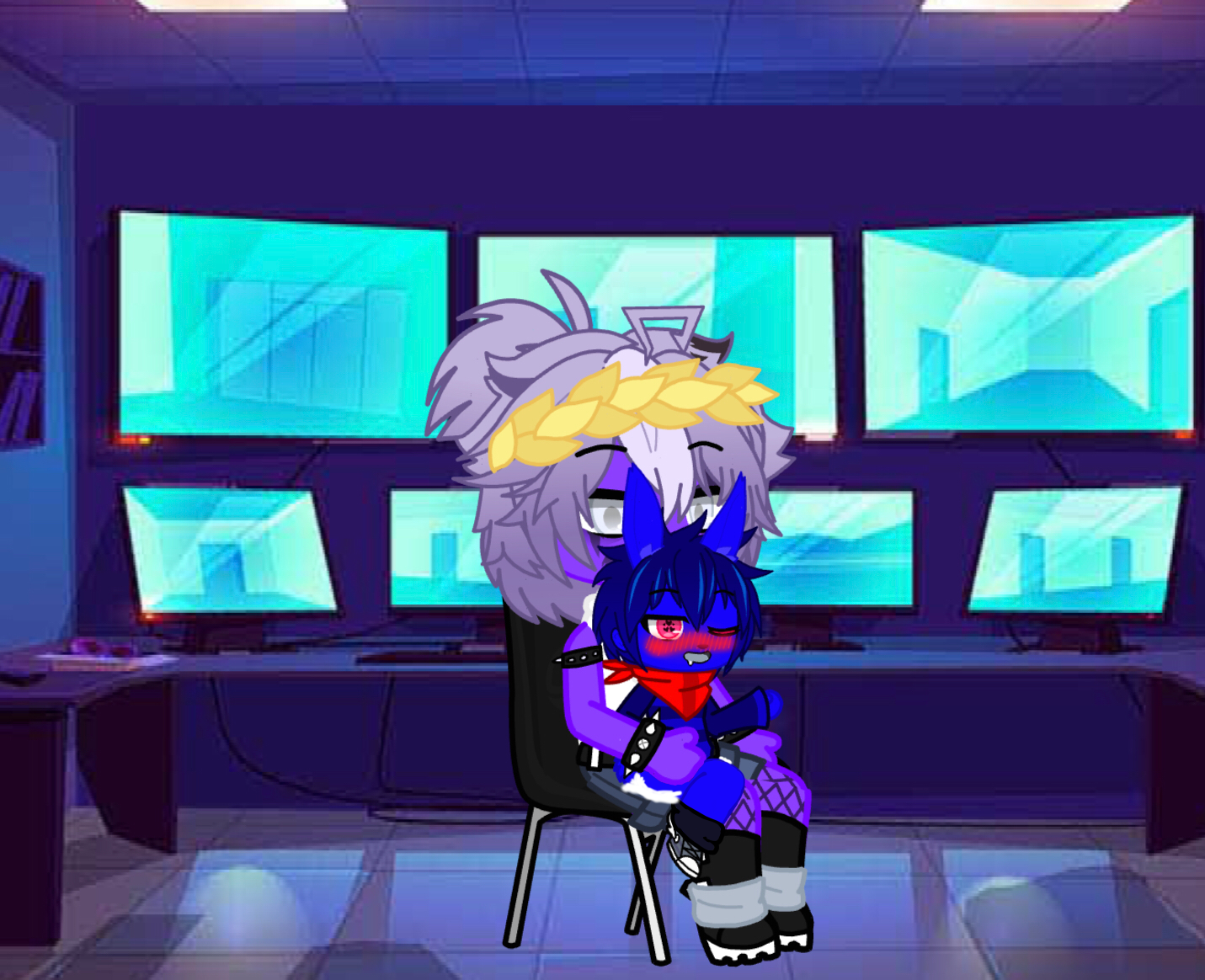 William and Bon Bon interact