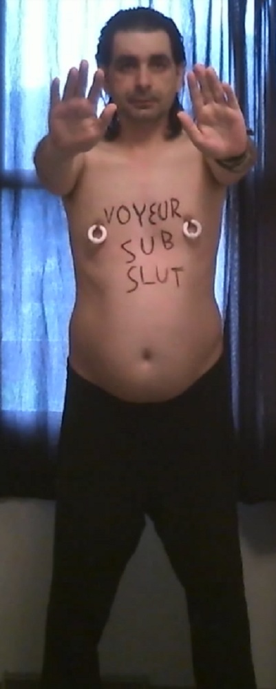 Webslut Blake Hill from Grand Rapids Michigan Body Writing 2