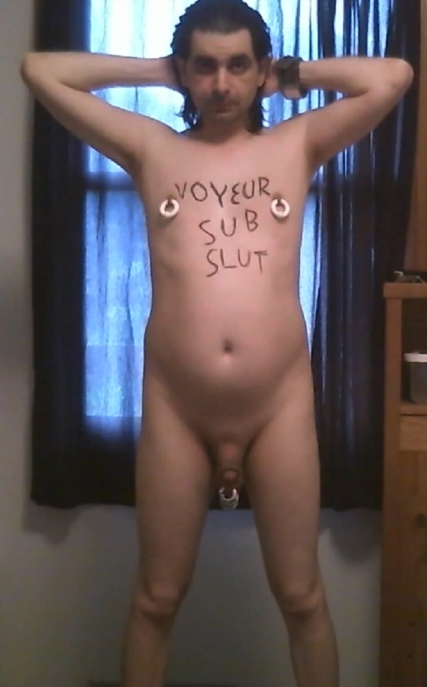 Webslut Blake Hill from Grand Rapids Michigan Body Writing 2