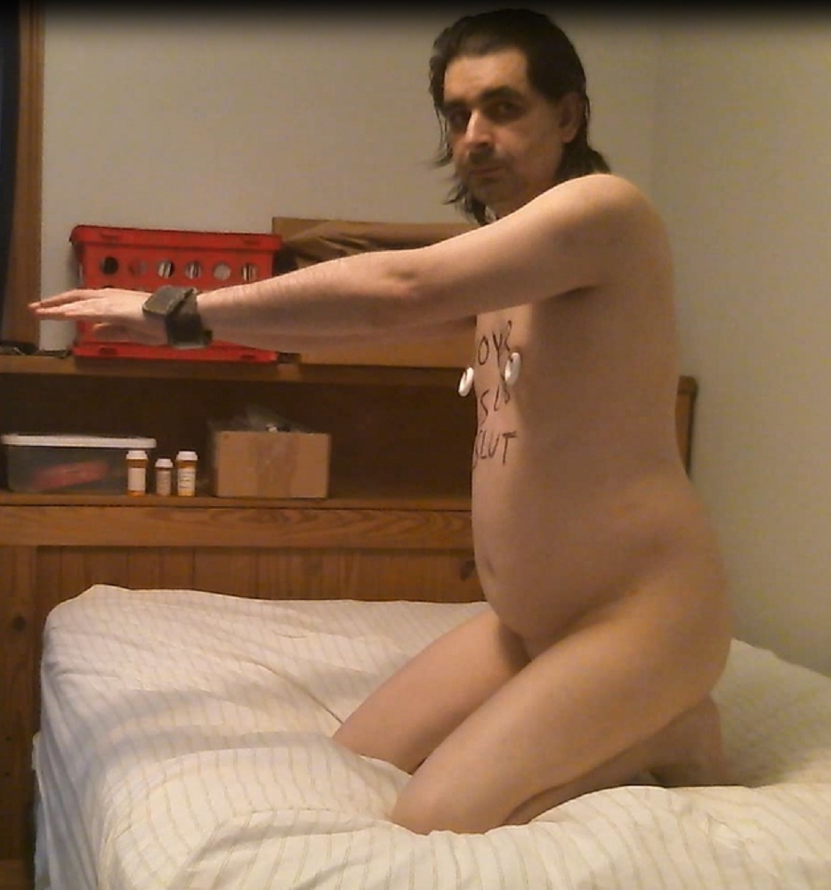 Webslut Blake Hill from Grand Rapids Michigan Body Writing 2