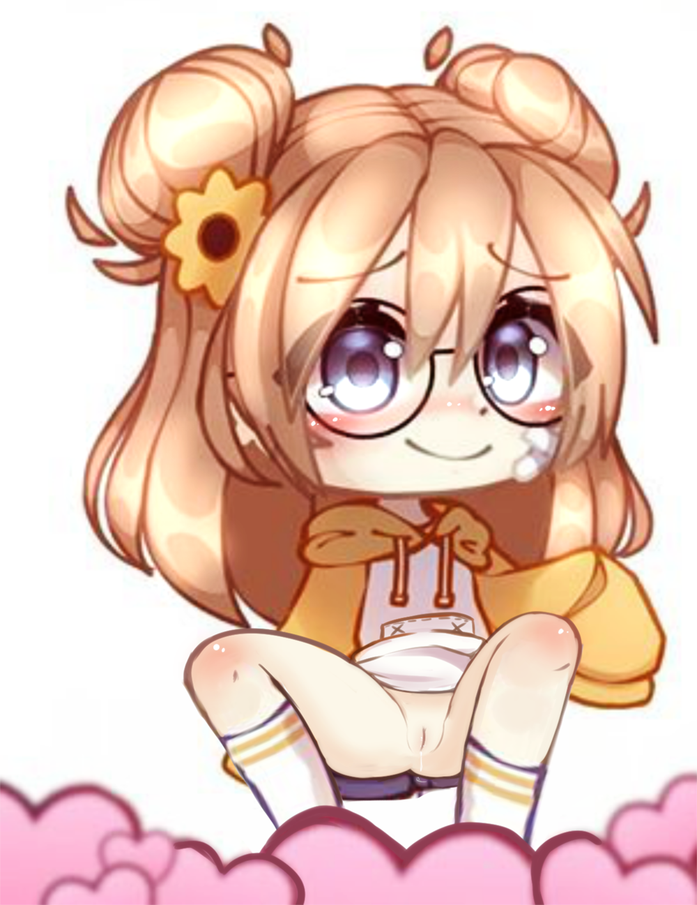 garota fofa tá molhada