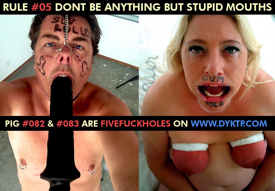 Pigs Dianna and Mike