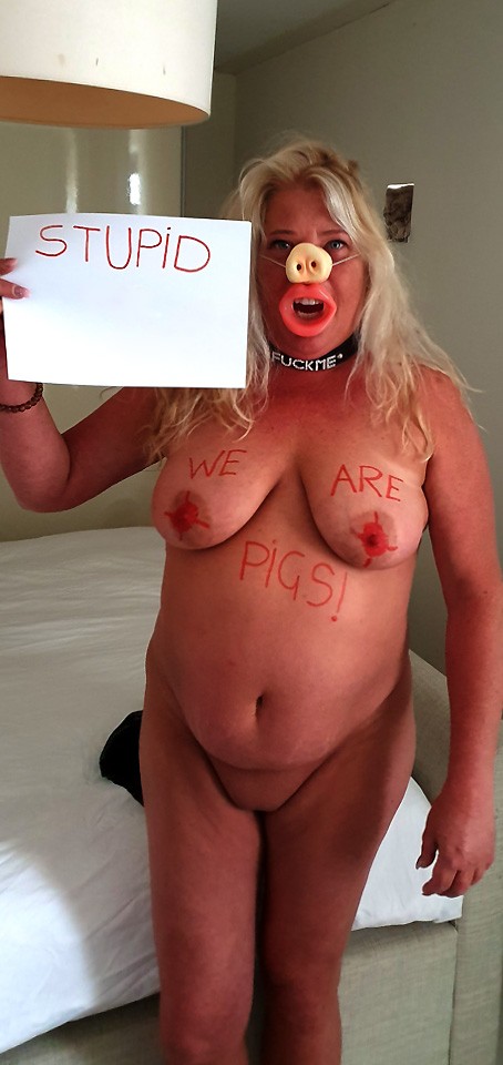 Pigs Dianna and Mike