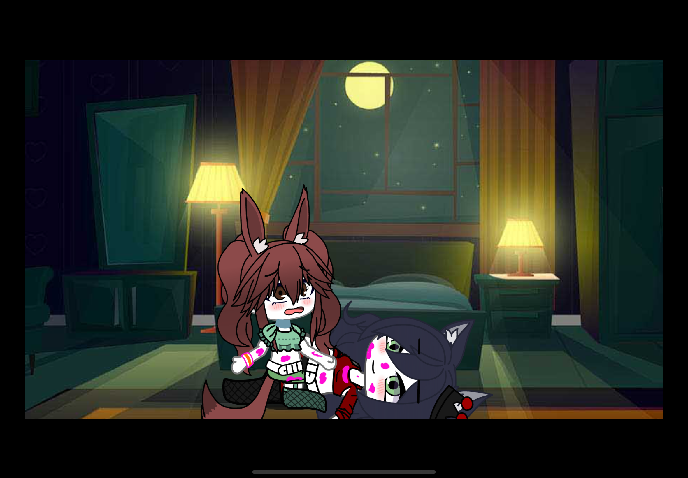 Lizzy cums on Lex’s dildo