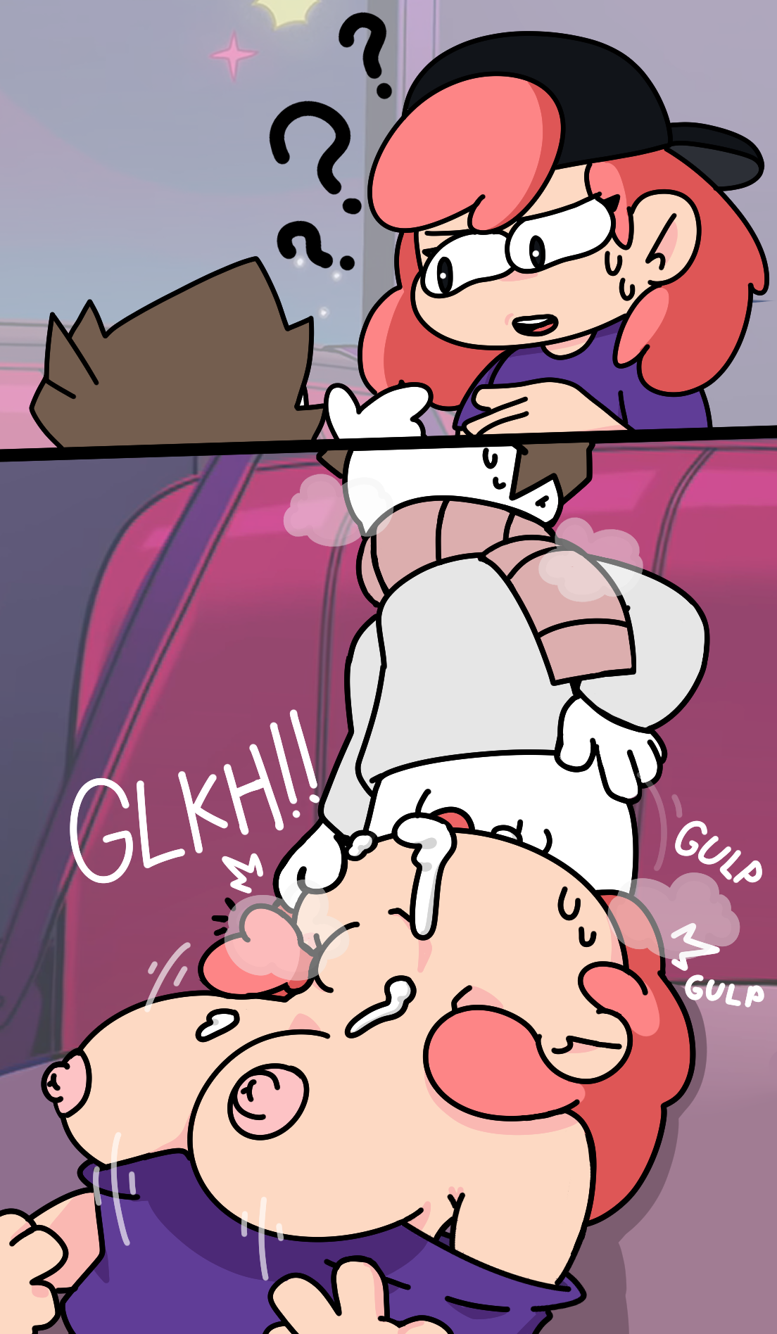 Scarf boy breading party