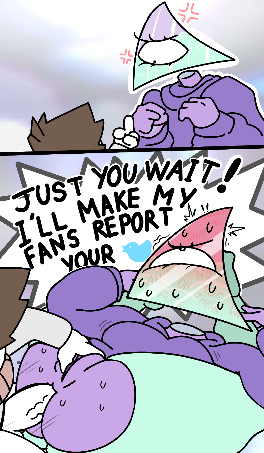 Scarf boy breading party