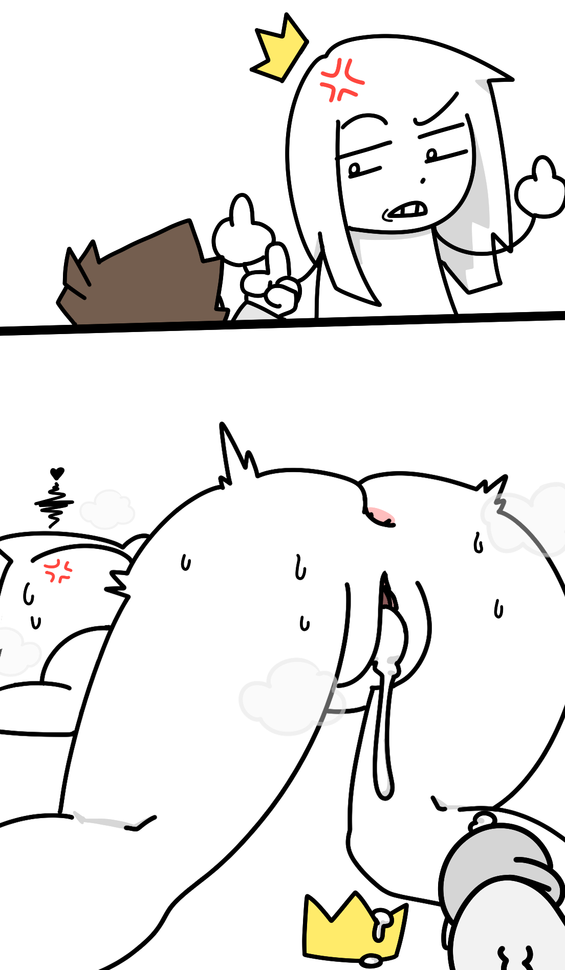 Scarf boy breading party