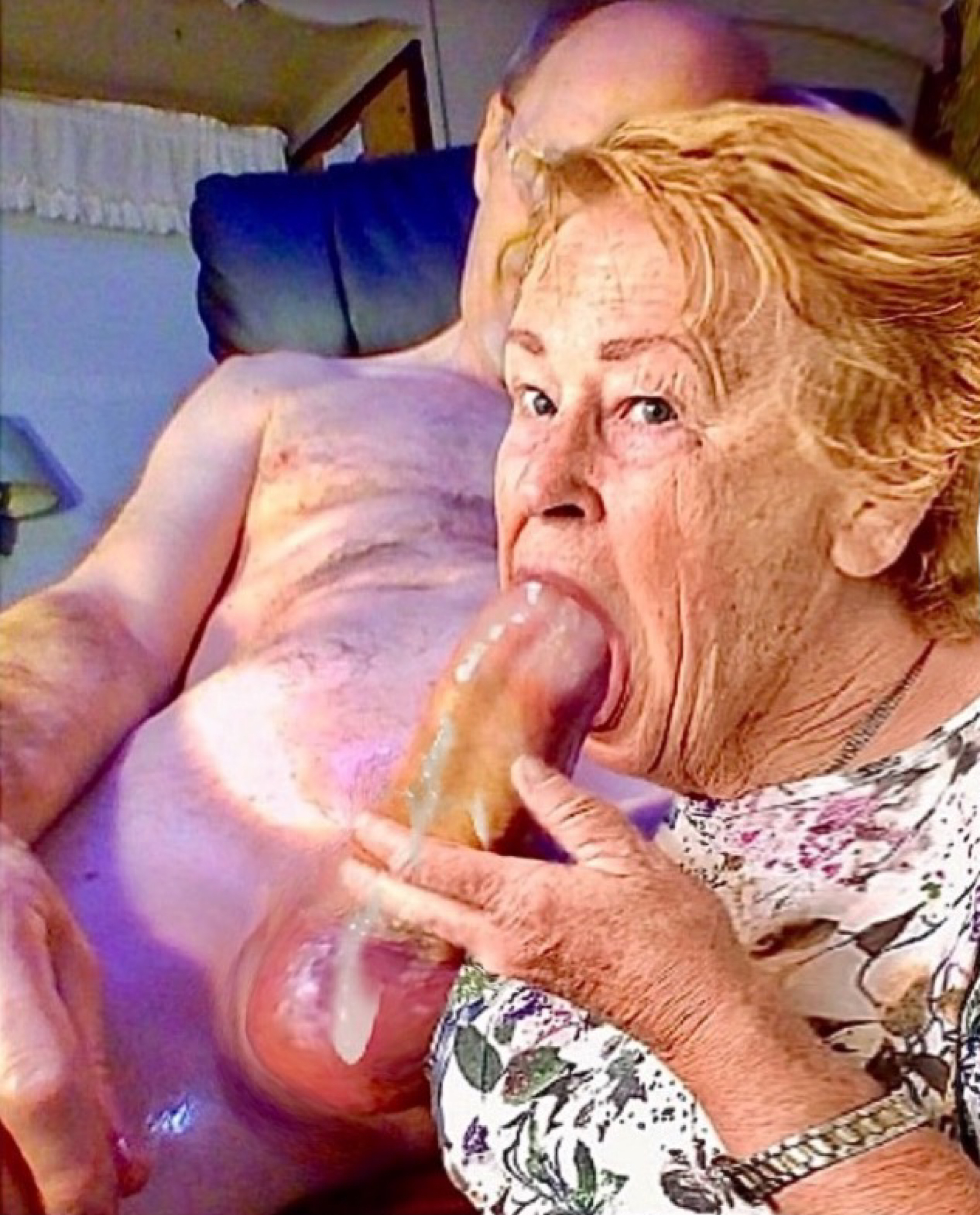 Cathy’s Neighbour has Cum his Spunk Load in Cathy’s Mouth