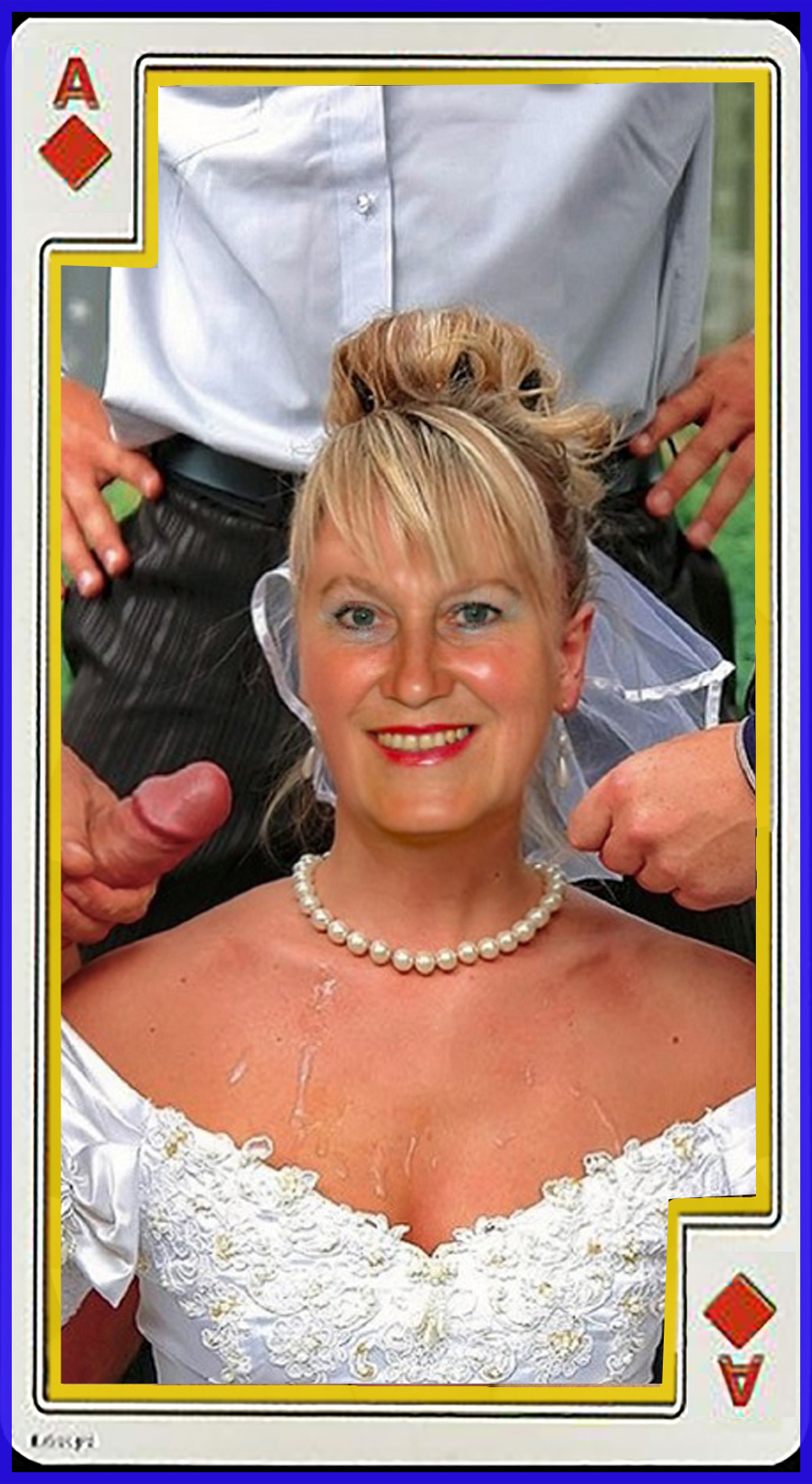 Mature porn actress - Playing cards.