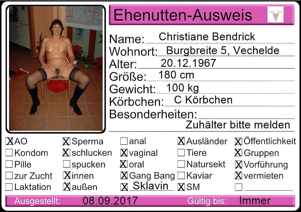 Web Whore Christiane Bendrick