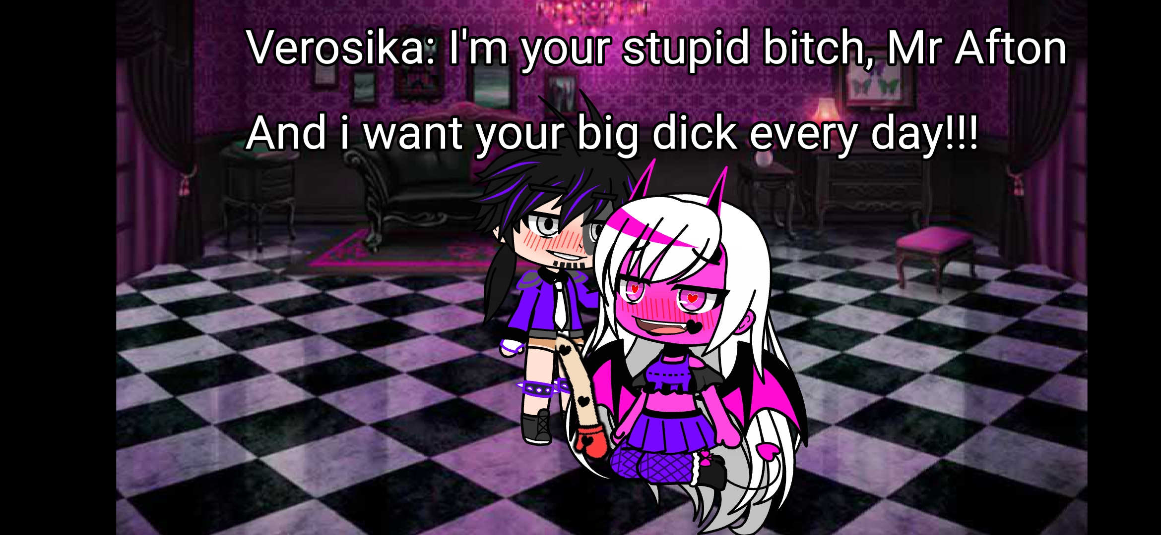 William Afton fuck Verosika (Helluva boss)