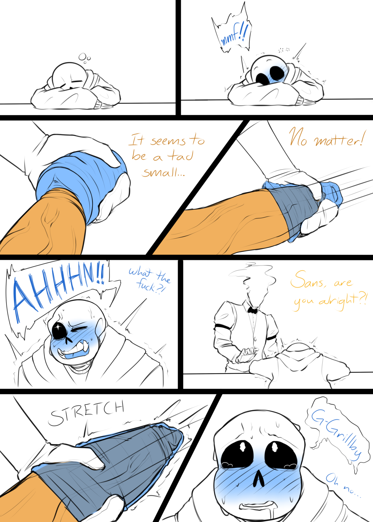 sans aus getting fucked