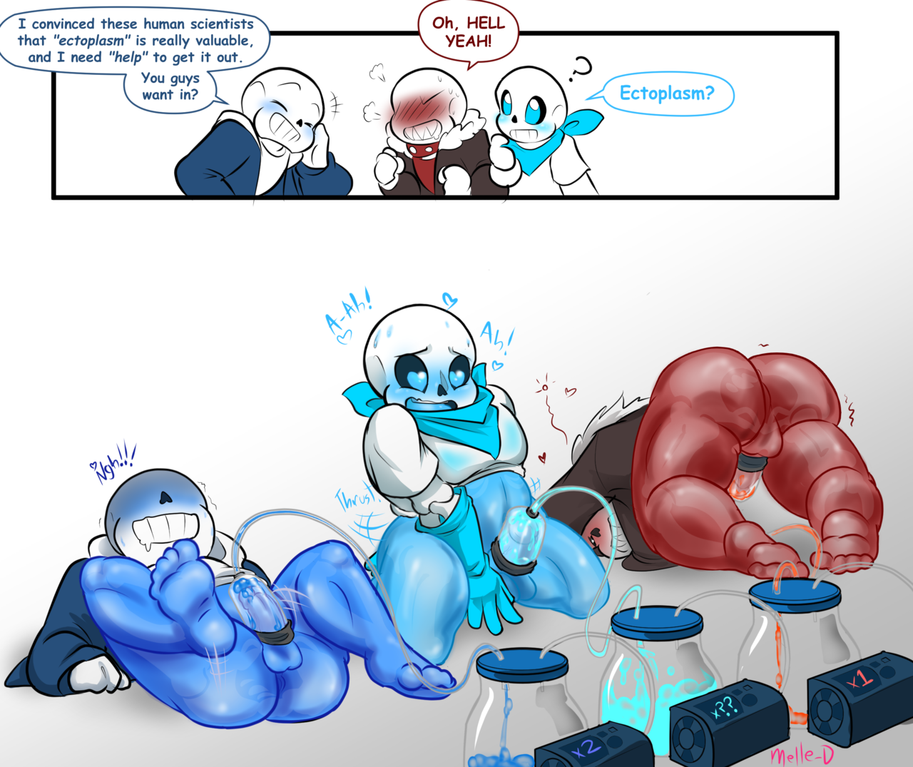 sans aus getting fucked