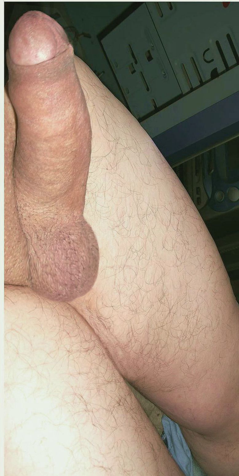 My hard cock pointing up by Alhexander