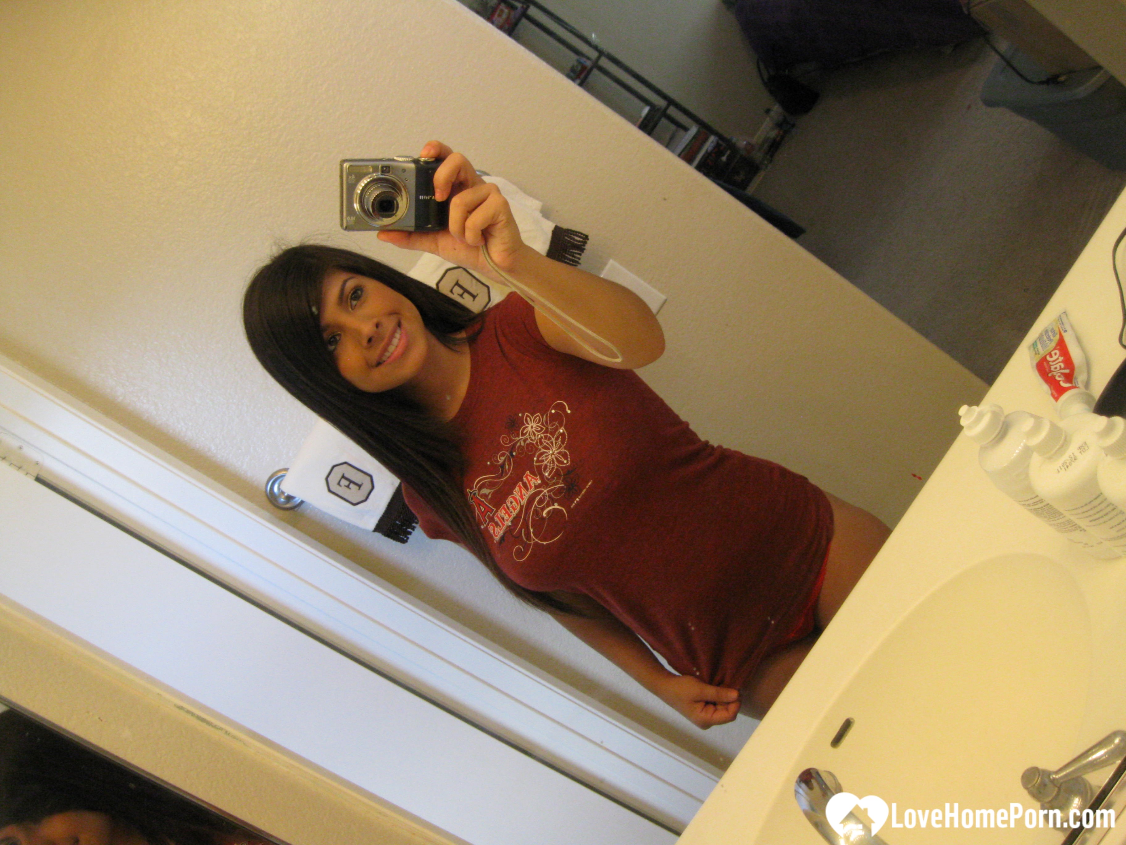 Teasing action by a big boobed chick