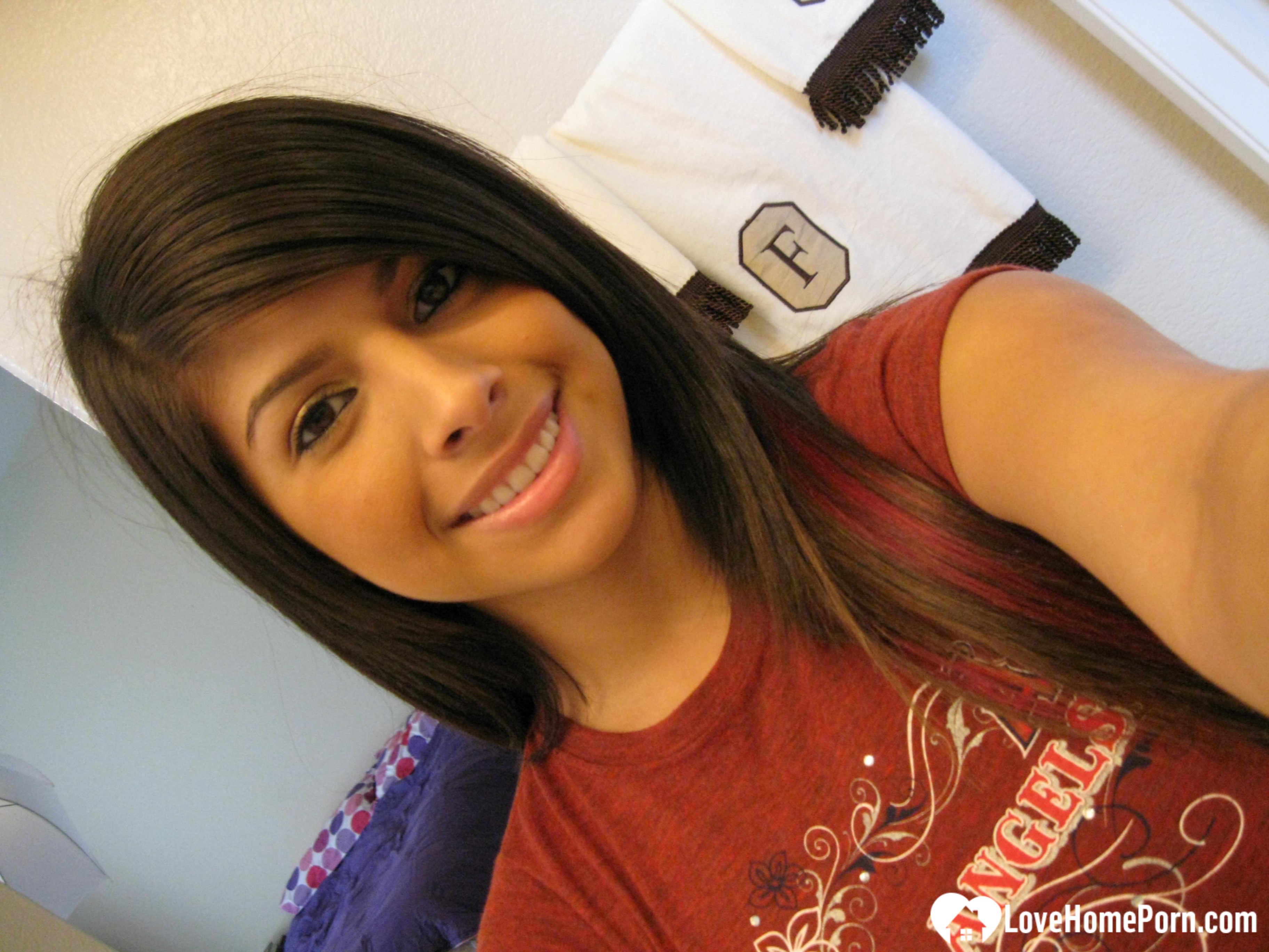 Teasing action by a big boobed chick